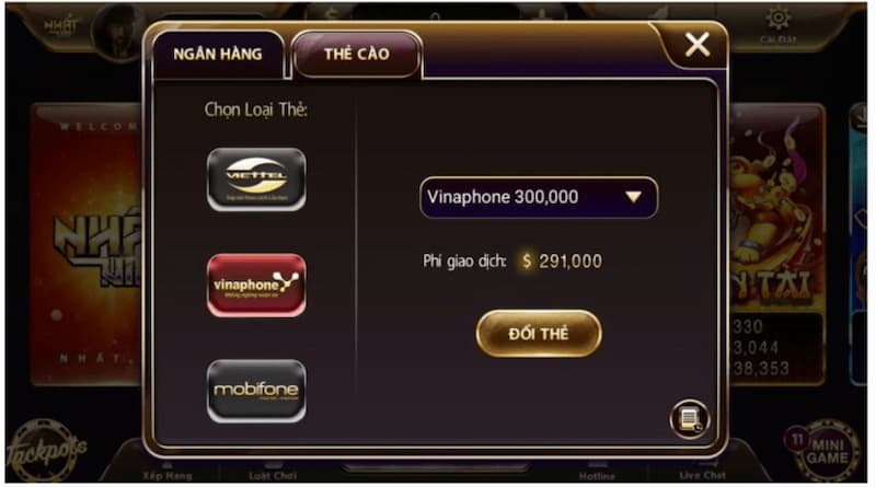 image 7 Rút tiền qua thẻ vào tại Nhatvip