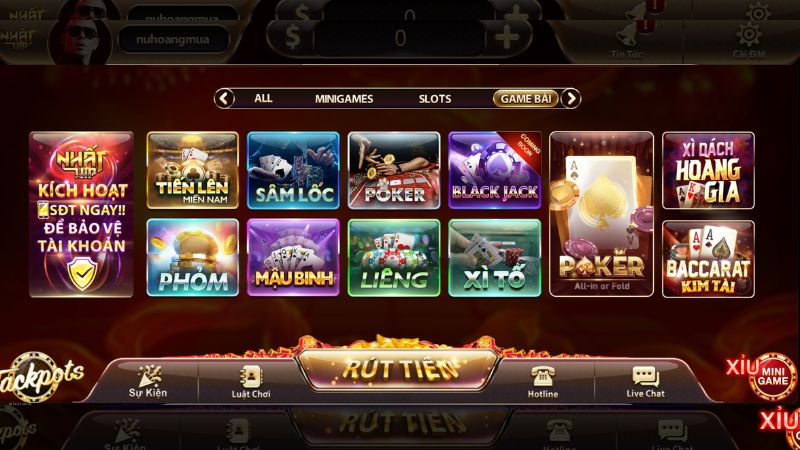 giao dien choi game bai mau binh nhatvip Giao diện chơi Mậu Binh trên Nhatvip